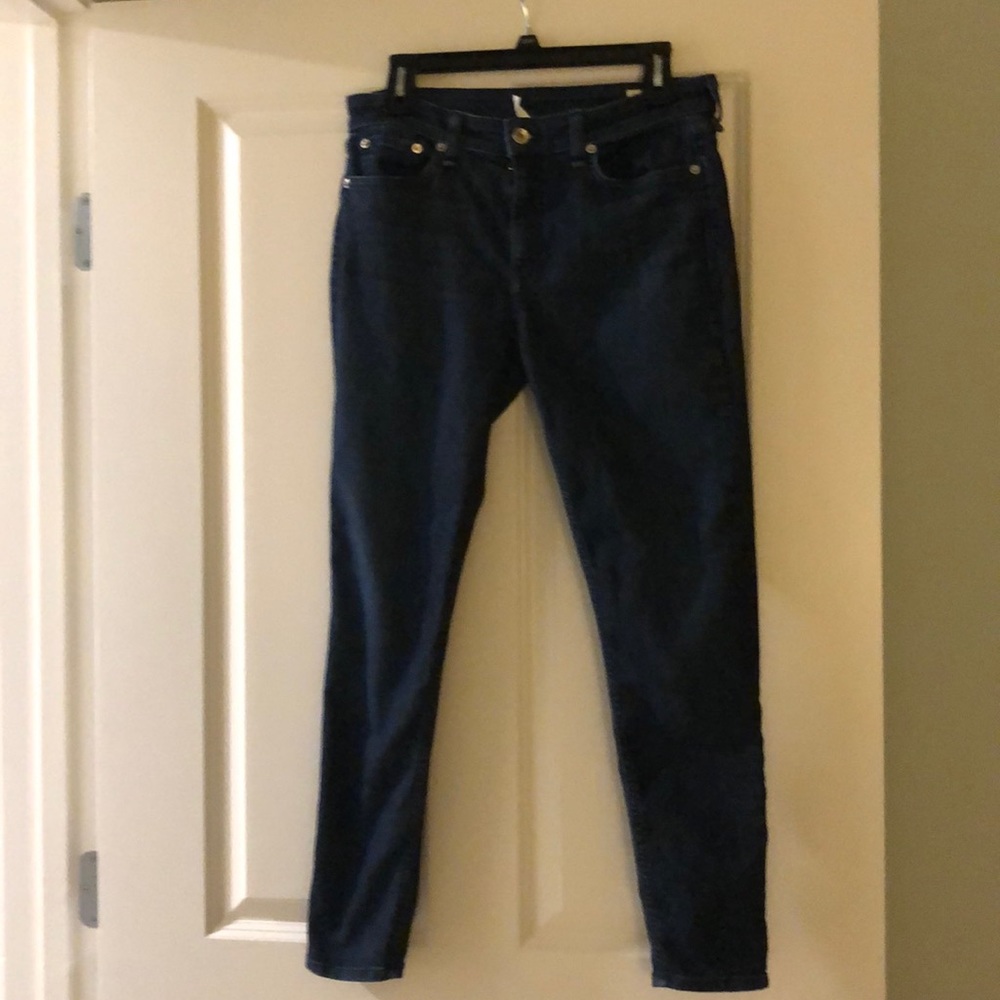 rag & bone Cate skinny ankle jeans in dark wash